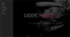 Desktop Screenshot of cadorepubblicita.com